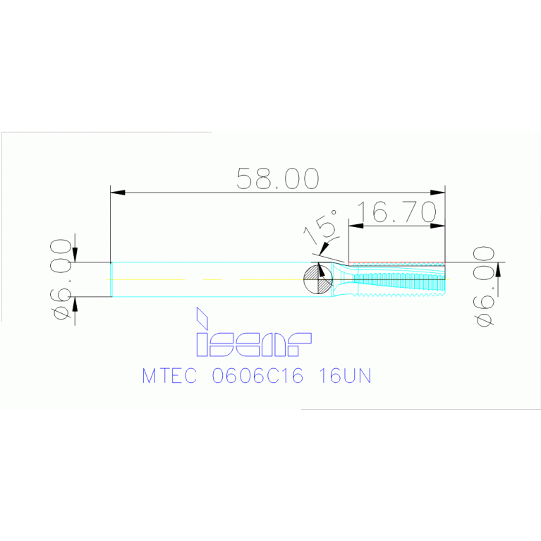 MTEC 0606C16 16UN IC908