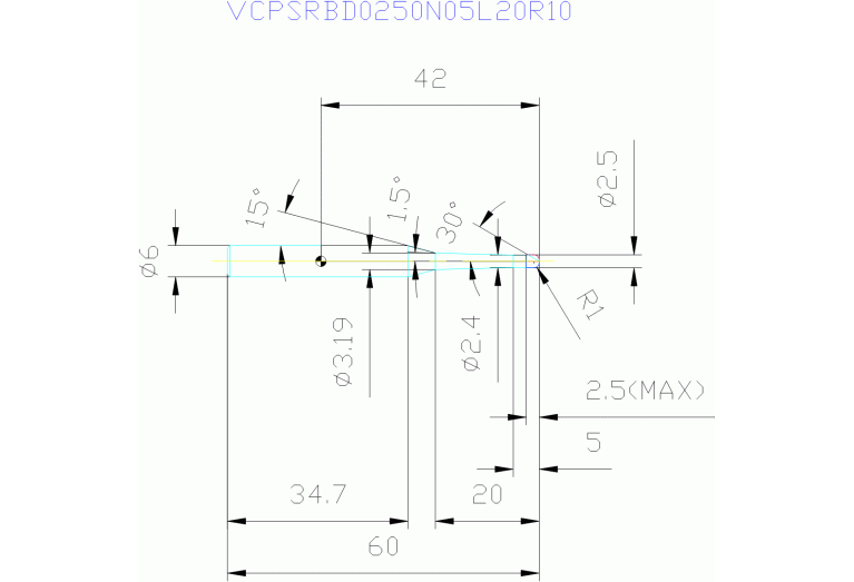 VCPSRBD0250N05L20R10