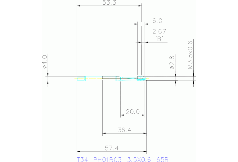 T34-PH01B03-3.5X0.6-65R