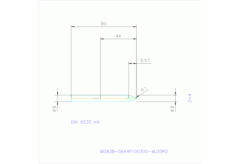 MD838-08A4P100300-WJ30RD