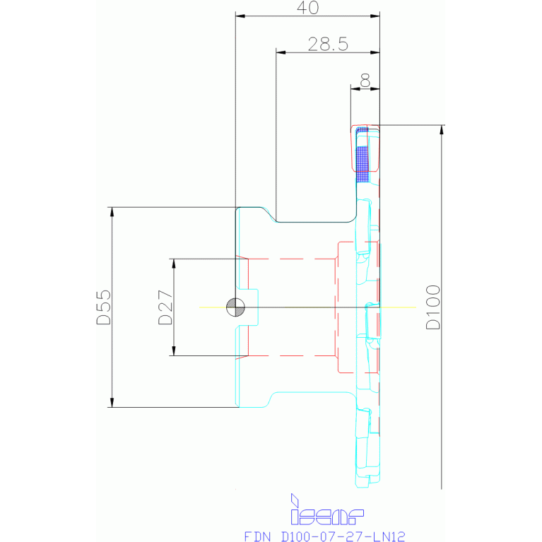 FDN D100-07-27-LN12