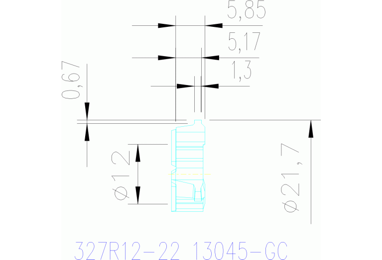 327R12-22 13045-GC 1025