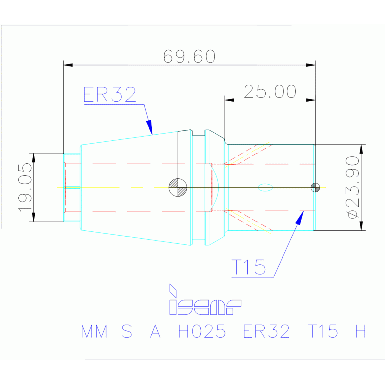 MM S-A-H025-ER32-T15-H