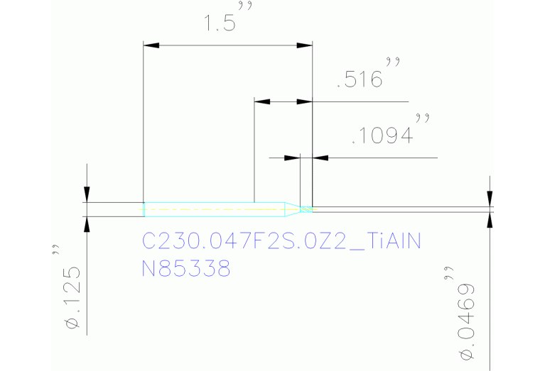 C230.047F2S.0Z2 TIALN