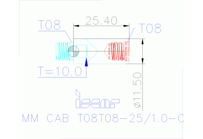 MM CAB T08T08-25/1.0-C