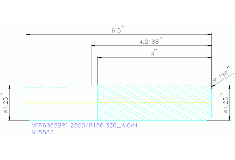 VFP635SBR1.250D4R156.3Z6 ALCRN