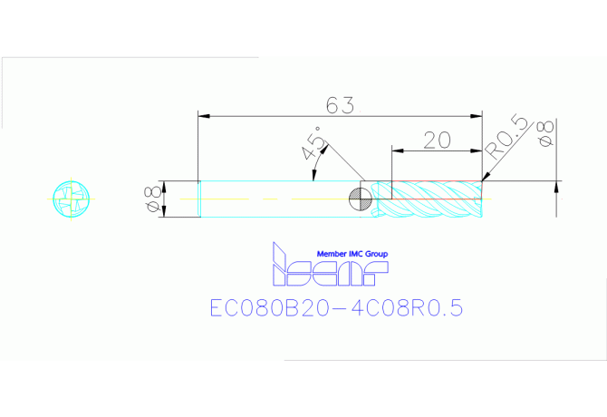 EC080B20-4C08R0.5 IC900