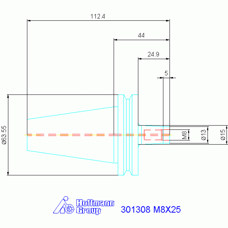 301308 M8X25