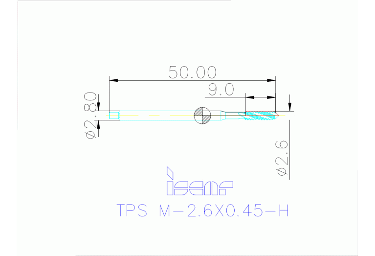 TPS M-2.6X0.45-H HEST