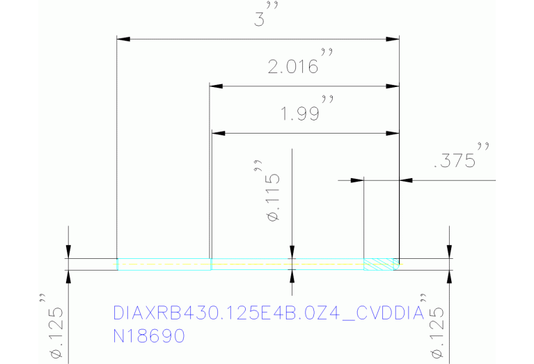 DIAXRB430.125E4B.0Z4 CVDDIA