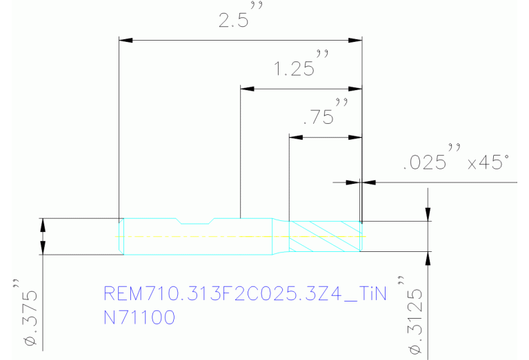 REM710.313F2C025.3Z4 TIN