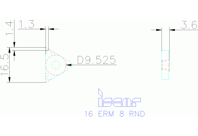 16ERM 8 RND IC908