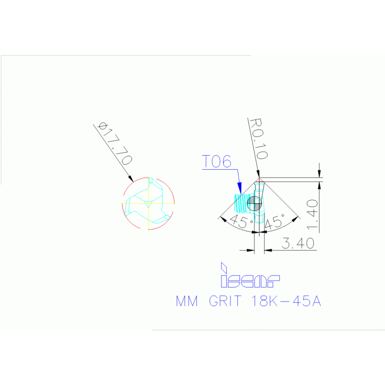 MM GRIT 18K-45A IC528