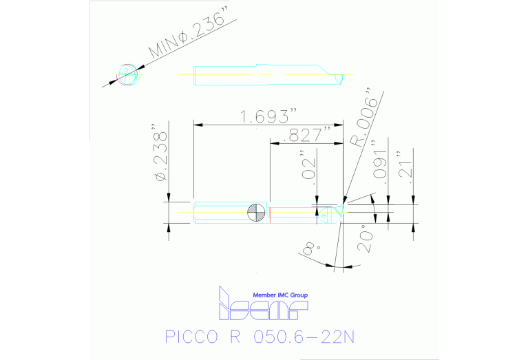 PICCO R 050.6-22N IC908