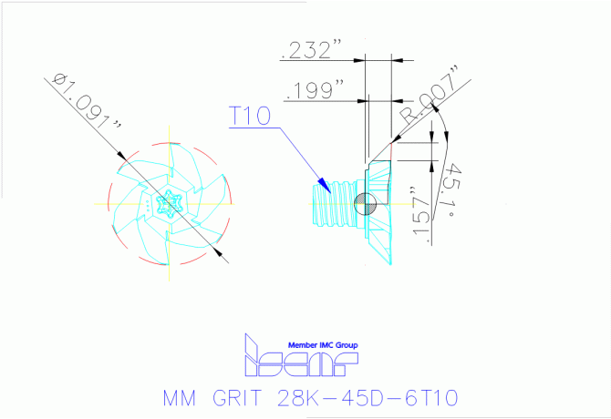 MM GRIT 28K-45D-6T10 IC908
