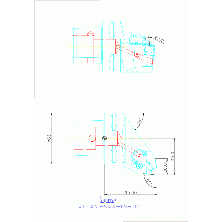 C6 PCLNL-45065-12X-JHP