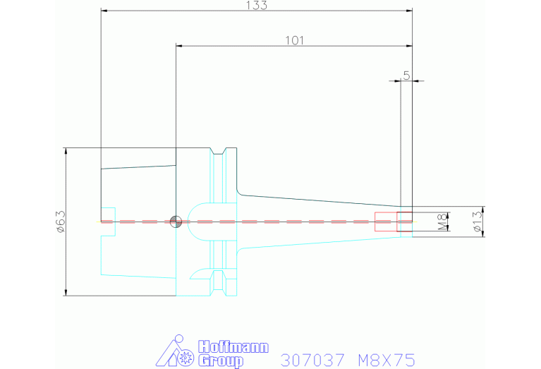 307037 M8X75