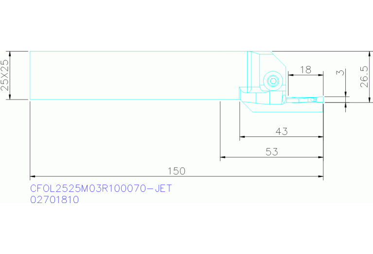 CFOL2525M03R100070-JET