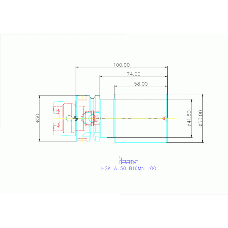 HSK A50 B16MN 100