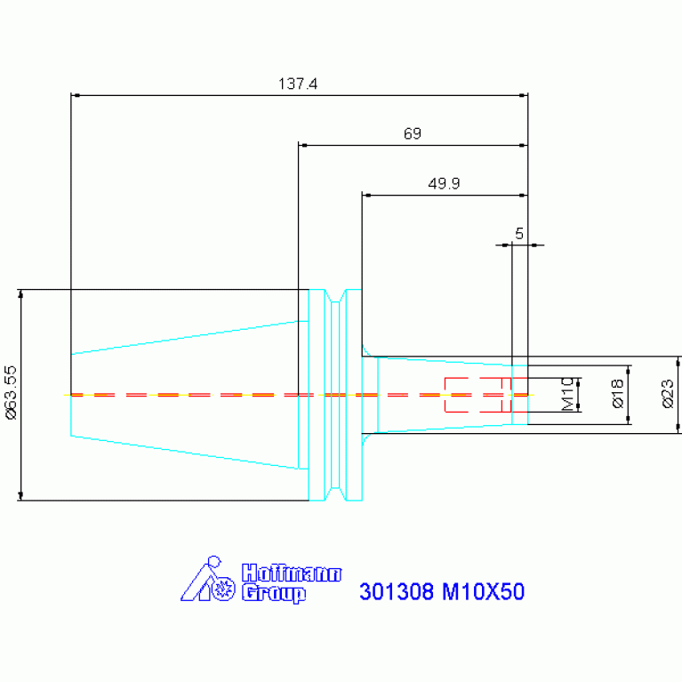 301308 M10X50