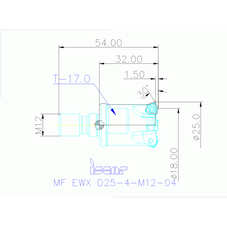 MF EWX D25-4-M12-04
