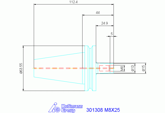 301308 M8X25