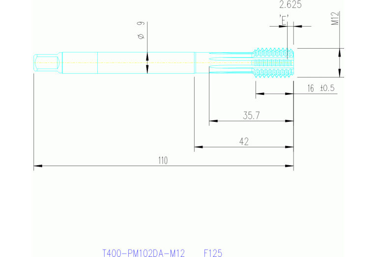 T400-PM102DA-M12 F125