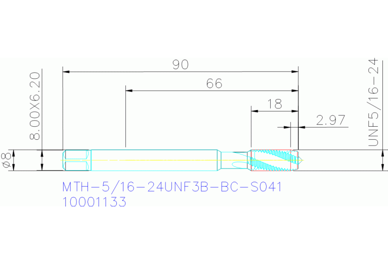 MTH-5/16-24UNF3B-BC-S041