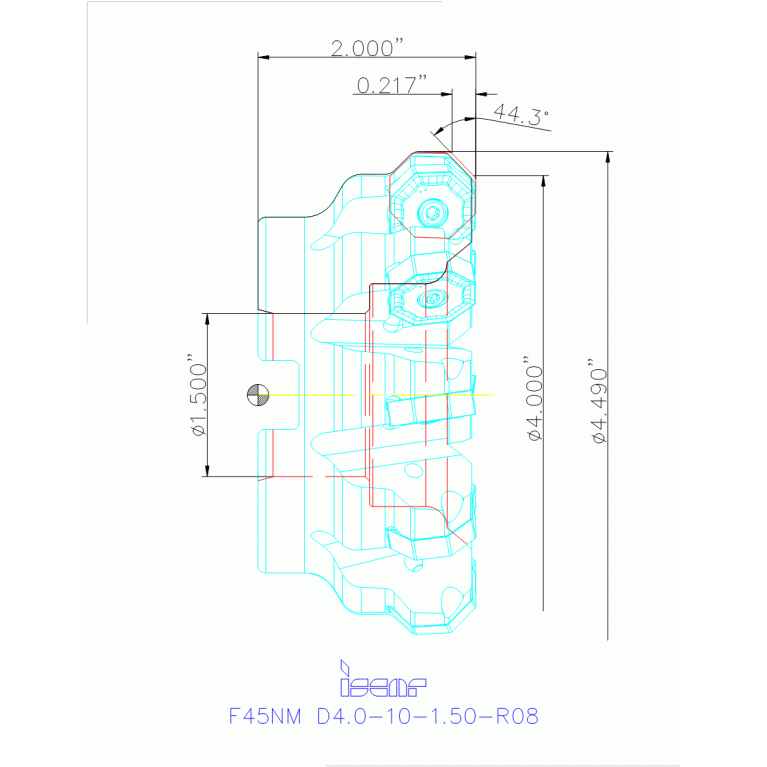 F45NM D4.0-10-1.50-R08