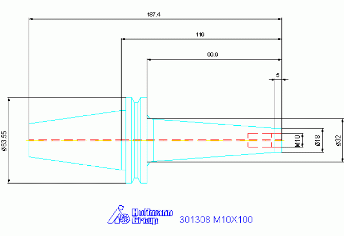 301308 M10X100