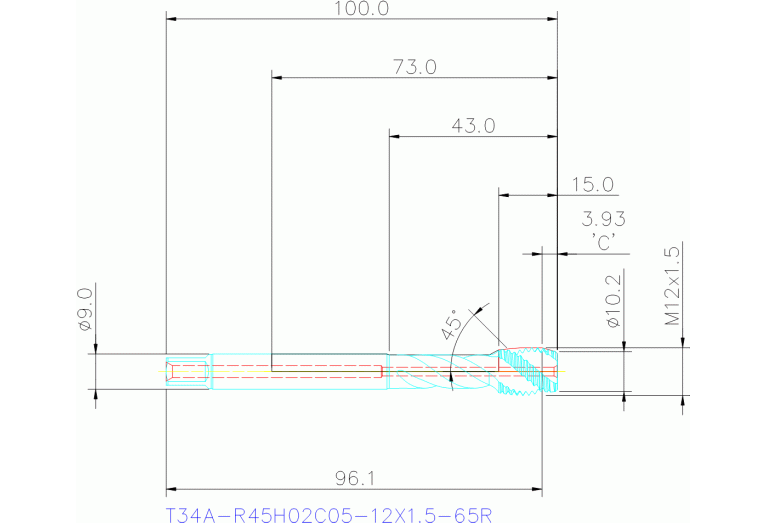 T34A-R45H02C05-12X1.5-65R