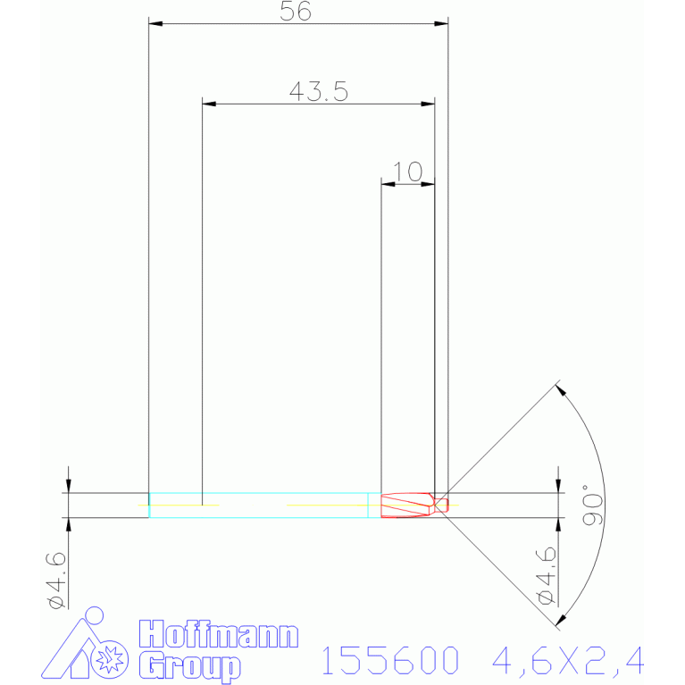 155600 4,6X2,4