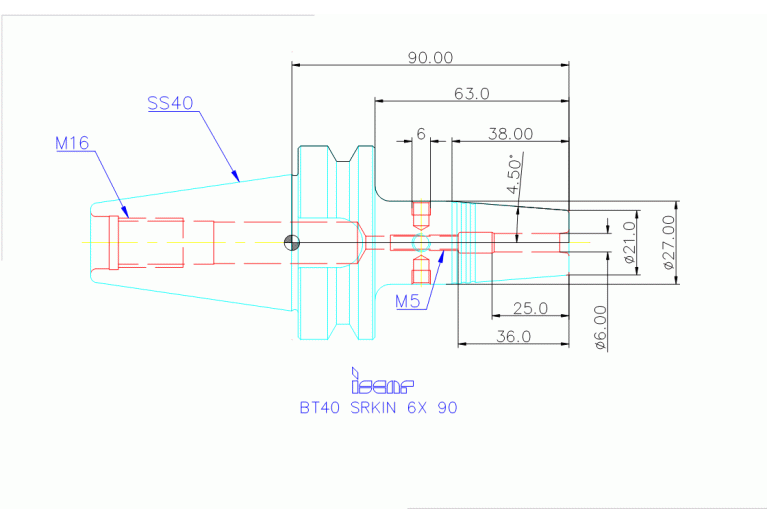 BT40 SRKIN 6X 90
