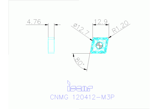 CNMG 120412-M3P IC8250