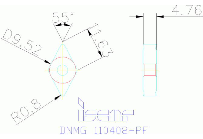 DNMG 110408-PF IC9150
