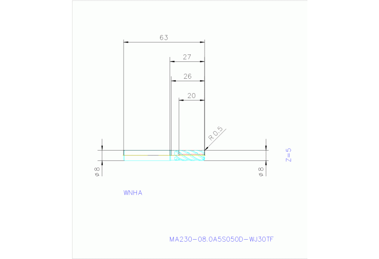 MA230-08.0A5S050D-WJ30TF