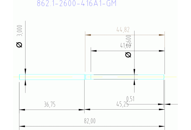 862.1-2600-416A1-GM X2BL