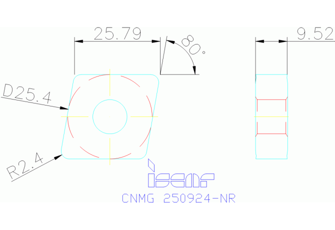 CNMG 250924-NR IC8250