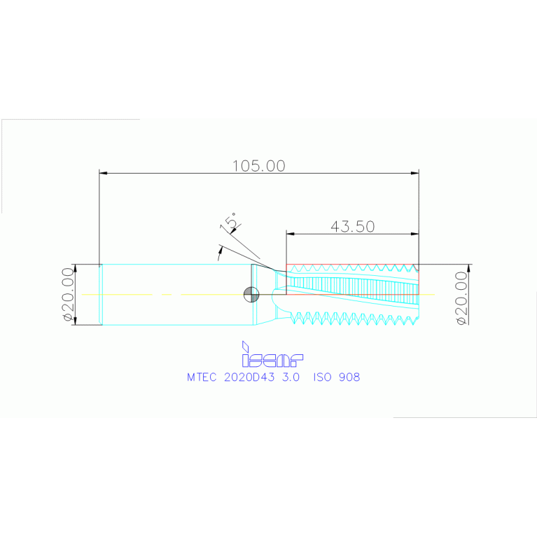 MTEC 2020D43 3.0ISO IC908