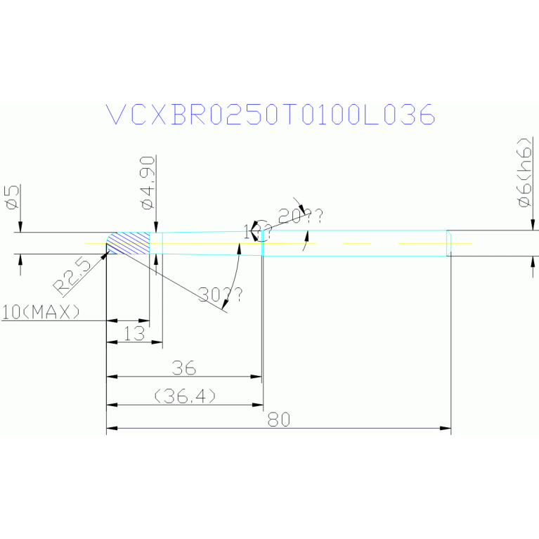 VCXBR0250T0100L036