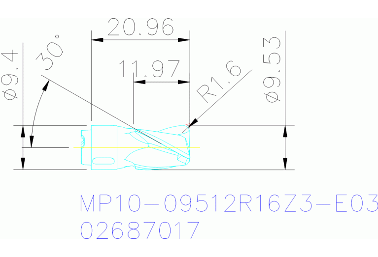 MP10-09512R16Z3-E03 F40M