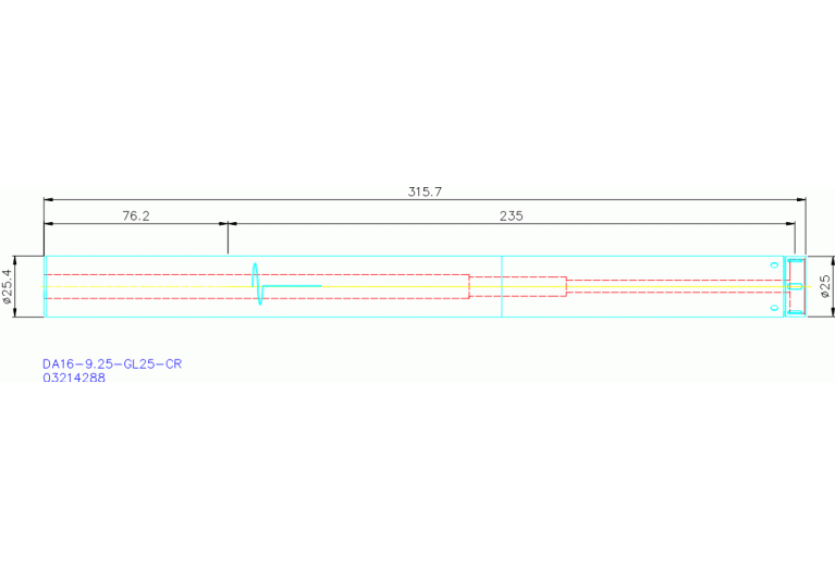 DA16-9.25-GL25-CR
