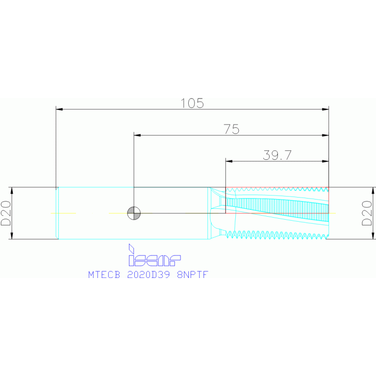 MTECB 2020D39 8NPTF IC908