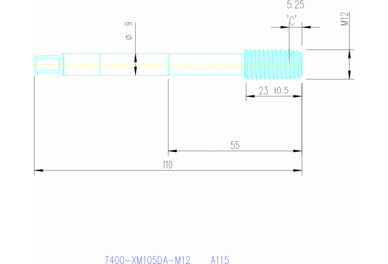 T400-XM105DA-M12 A115