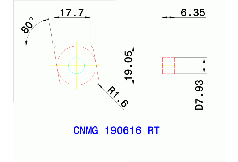 CNMG 190616 RT TT7015