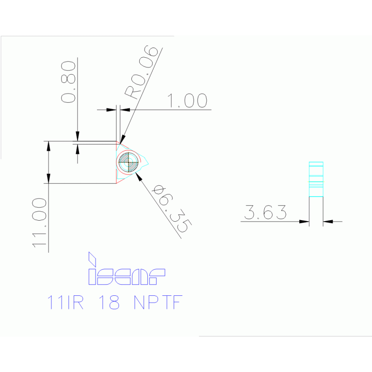 11IR 18 NPTF IC908