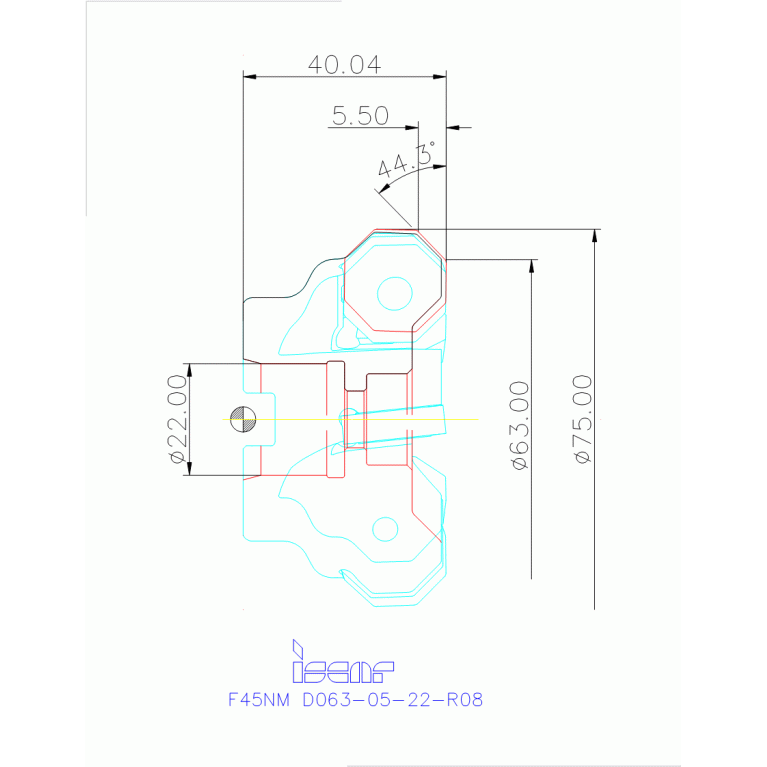 F45NM D063-05-22-R08