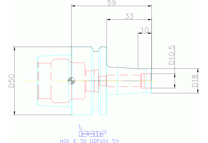HSK E 50 ODP10X 59