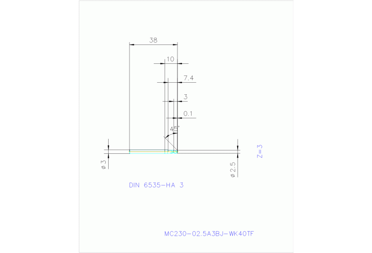 MC230-02.5A3BJ-WK40TF