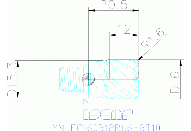 MM EC160B12R1.6-8T10 IC908